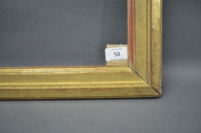 null BAGUETTE en bois mouluré et doré.
Fin du XVIIIe siècle (léger voile).
35,2 x...