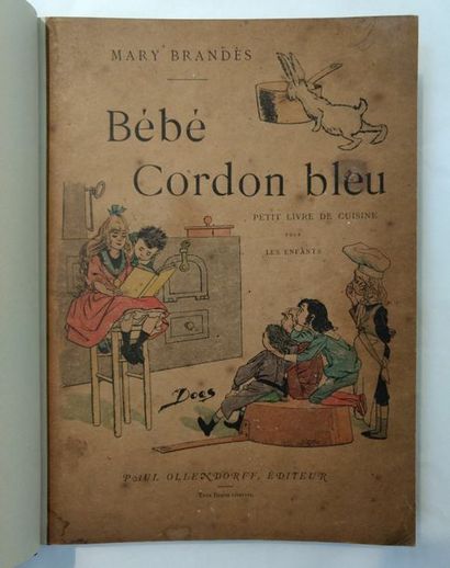 BRANDES (Mary) Bébé cordon bleu. Paris, Paul Ollendorff, s.d. Petit in-4, demi-maroquin...