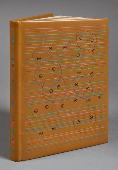 MICHAUX Henri Voyage en Grande Garabagne. Paris, Gallimard, 1936. In-12, plein box...
