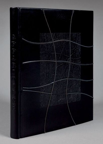 MICHAUX Henri Apparitions. Paris, Le Calligraphe, 1946. Petit in-4, plein box noir,...