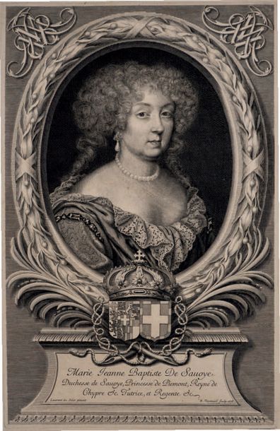 Robert NANTEUIL (1623-1678) Marie reine de Pologne, S.Arnaud marquis de Pomponne,...