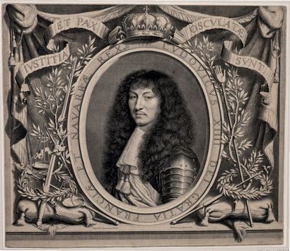 Robert NANTEUIL (1623-1678) Louis XIV, F.M. Le Tellier marquis de Louvois, Le cardinal...