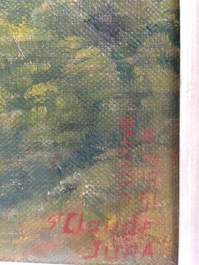 null LOUIS HALFANT (1898-1984) Saint-Claude, Jura Huile sur toile signée et située...