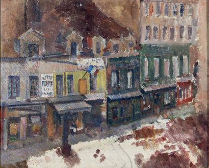 Louis HAYET (1864-1940) La rue, 1885
Huile sur toile
38 x 46,5 cm
Cette oeuvre est...