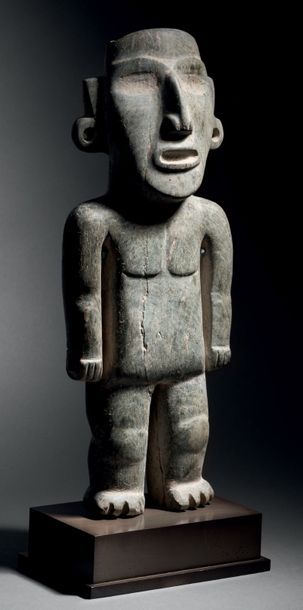 null PERSONNAGE DEBOUT LES BRAS LE LONG DU CORPS
CULTURE CHONTAL, (PRÉ-TEOTIHUACAN),...