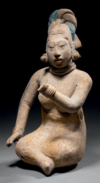 null FEMME ASSISE AUX JAMBES CROISÉES
CULTURE MAYA, ÎLE DE JAINA, MEXIQUE
CLASSIQUE...