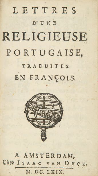 GUILLERAGUES 1628-1685 Lettres d'une religieuse portugaise, traduites en françois....