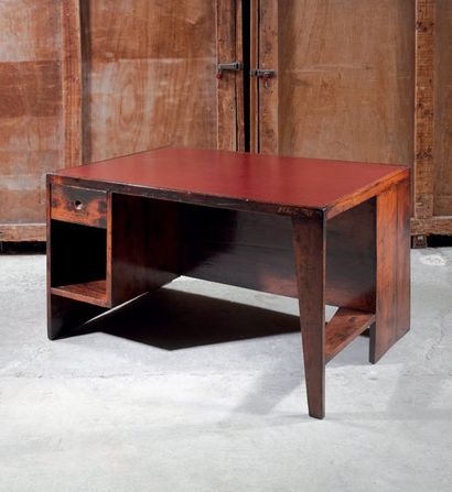 Pierre Jeanneret (1896-1967) 
Bureau-bibliothèque «Office table» dit aussi «Base...