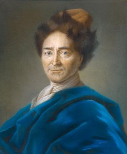RAPHAËL BOUQUET, D'APRÈS MAURICE QUENTIN DE LA TOUR (ACTIF AU XIXE SIÈCLE) Portrait...