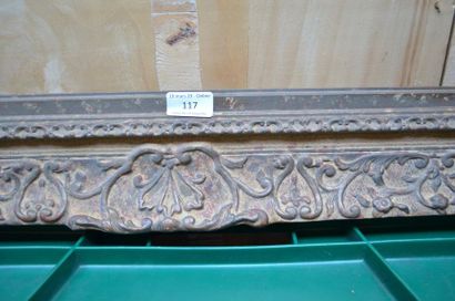 null Cadre en bois et stuc patiné de style Louis XIV

XXe siècle

76 x 48,5 cm -...