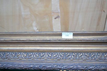 null Cadre en bois et stuc doré dit Barbizon, bronziné

Epoque Napoléon III

91 x...