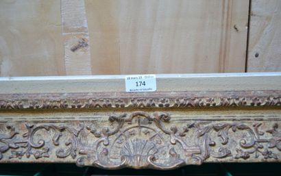 null Cadre en bois et stuc peint et patiné de style Louis XIV

64 x 45 cm - Profil...