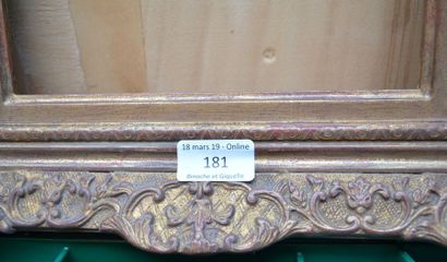 null Cadre en bois et stuc doré de style Louis XIV

Circa 1950

21 x 14 cm - Profil...