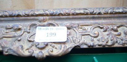 null Cadre en bois et stuc patiné de style Louis XIV

XXe siècle

27 x 22 cm (3F...