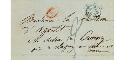 LISZT (Franz) CORRESPONDANCE AUTOGRAPHE À MARIE D'AGOULT, [1833-1841], ensemble de...