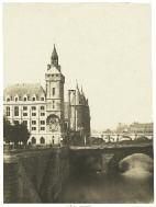 FRANÇOIS-AUGUSTE RENARD (1806-1890) Tour de l'Horloge du Palais Tiré par Goupil,...