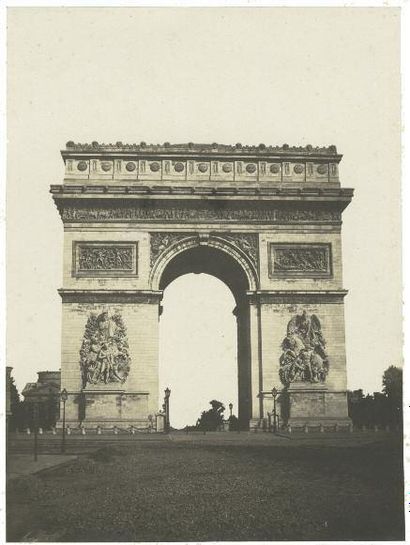 FRANÇOIS-AUGUSTE RENARD (1806-1890) Arc de Triomphe de L'Étoile Tiré par Goupil,...
