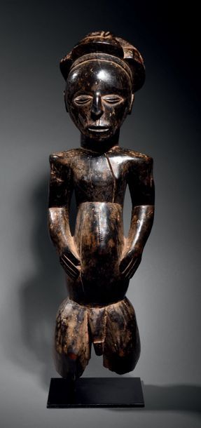  ? Figure d'ancêtre Hemba, Niembo de la Luika, République Démocratique du Congo Bois...