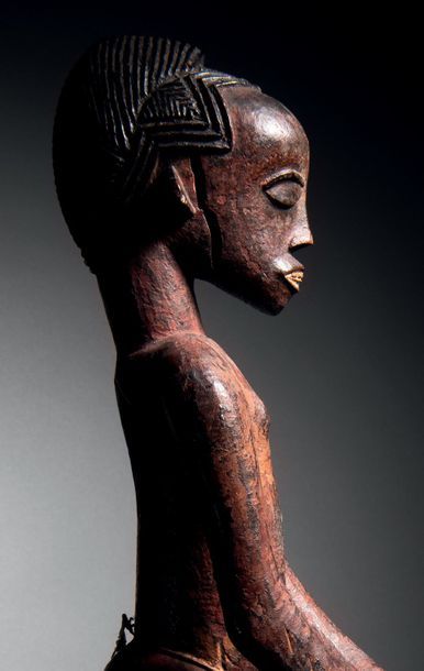 null ? Masque Gouro surmonté d'un personnage, Côte d'Ivoire
H. 58 cm

Guro mask,...