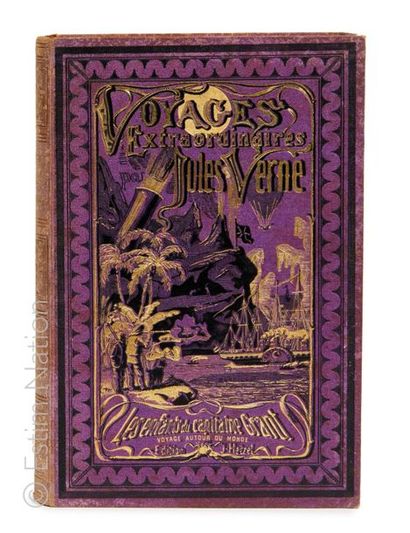 Jules VERNE [World Tours] Captain Grant's Children by Jules Verne. Illustrations...