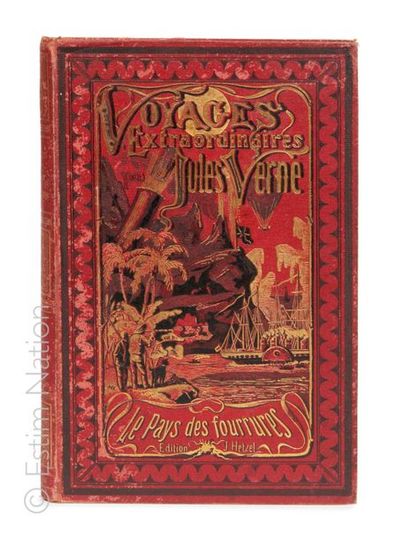 Jules VERNE [Terres polaires] Le Pays des Fourrures par Jules Verne. Illustrations...