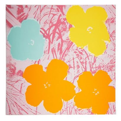 WARHOL D'APRES - FLOWERS MAUVE D'après Andy WARHOL (1928-1987)

Flowers 
Sérigraphie...