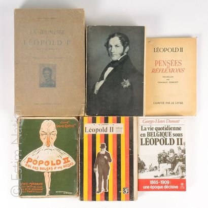 BELGIQUE - LEOPOLD I ET LEOPOLD II Ensemble de trois volumes brochés et reliés en...