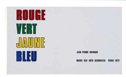 RAYNAUD Jean-Pierre (Né en 1939) "Rouge vert jaune bleu"
Exposition au musée des...