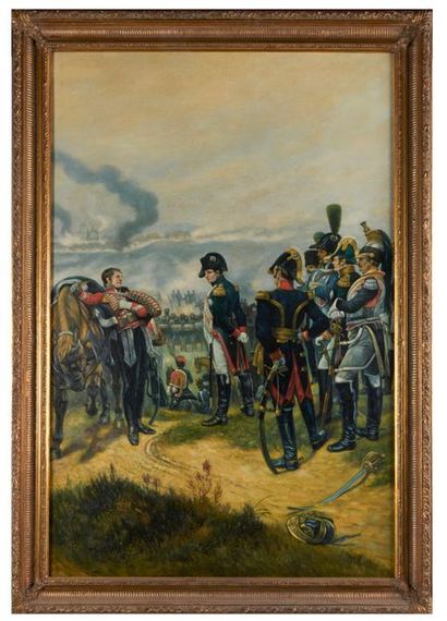 H. JAMES - NAPOLEON ET SES MARECHAUX H. JAMES (Contemporary)

Napoleon and his Marshals

Oil...