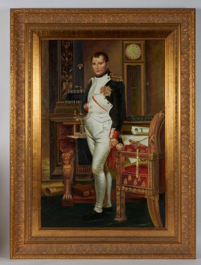 D'APRES DAVID - NAPOLEON DANS SON CABINET D'après Jacques Louis DAVID (1748-1825)

Napoléon...