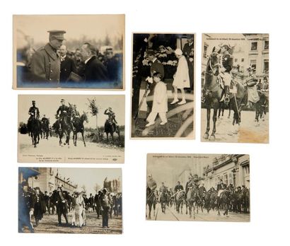 Cartes postales Albert Ier de Belgique Ensemble d'environ 650 cartes postales sur...