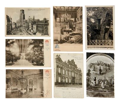Cartes postales villes et paysages Ensemble d'environ 630 cartes postales: Lieux...