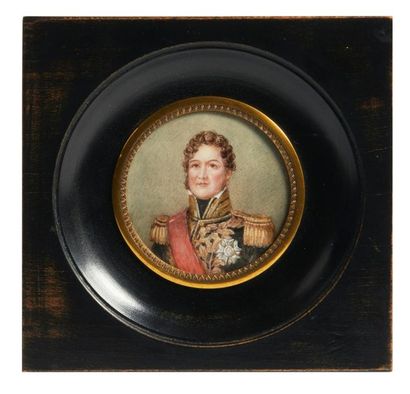 MINIATURE French school in the taste of the 19th century

Portrait of King Louis-Philippe
Miniature...