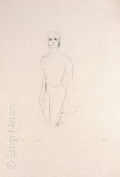 ILSE VOIGT (1905-1987) ILSE VOIGT (1905-1987)
"Nureyev" Paris, Galerie de l'avenue,...