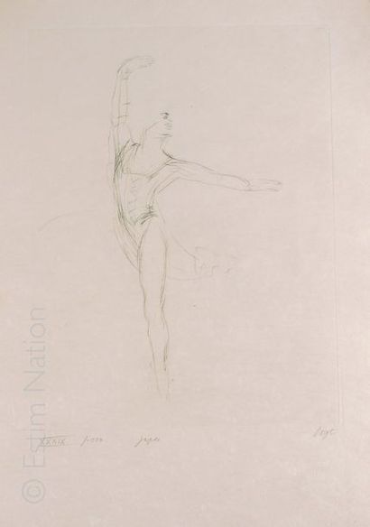 ILSE VOIGT (1905-1987) ILSE VOIGT (1905-1987)
"Nureyev" Paris, Galerie de l'avenue,...