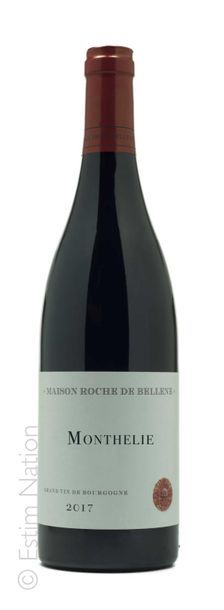 BOURGOGNE 6 bouteilles MONTHELIE 2017 Villages Roche de Bellene