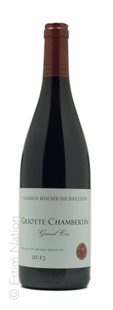 BOURGOGNE 3 bouteilles GRIOTTE-CHAMBERTIN 2015 Grand Cru Roche de Bellene