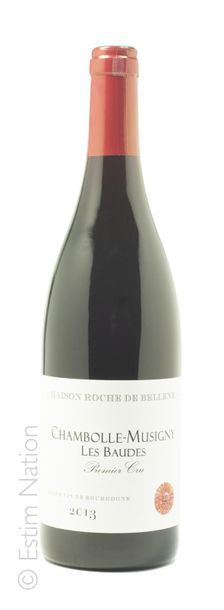 BOURGOGNE 6 bouteilles CHAMBOLLE MUSIGNY 2013 1er cru "Baudes" Roche de Bellene