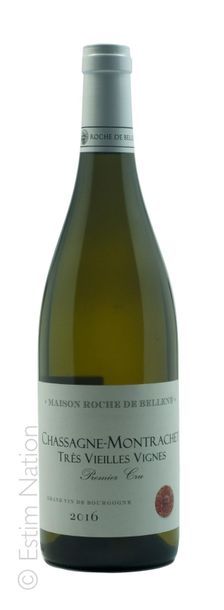 BOURGOGNE 6 bouteilles CHASSAGNE MONTRACHET 2016 1er cru "Très Vieilles Vignes" Roche...