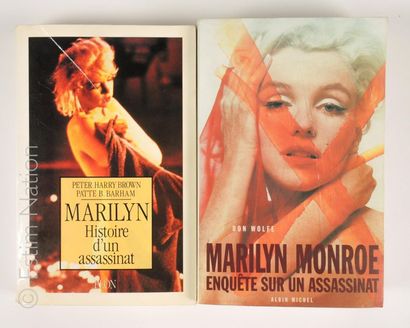 DIVERS OUVRAGES Ensemble de 2 ouvrages : 
- "Marilyn Monroe, enquête sur un assassinat"...