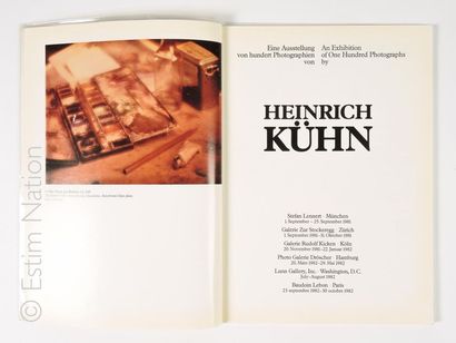 KUHN Heinrich "An exhibition of one hundred photographs by heinrich Kühn"
Catalogue...