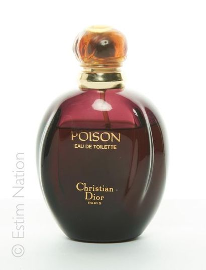 CHRISTIAN DIOR CHRISTIAN DIOR "Poison" 
Flacon en verre contenant 100mL d'Eau de...