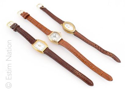 LOT DE MONTRES Lot de 5 montres bracelets de dame en métal à mouvement quartz de...