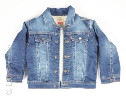 LEVI'S, RALPH LAUREN ENFANT BLOUSON en denim double "moumoute" (T 24 mois) CHEMISIER...