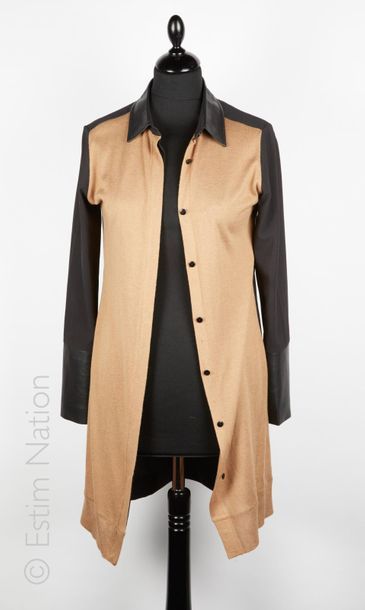 BY MALENE BIRGER, HOTEL PARTICULIER ROBE en crêpe de laine noir, effet de taille...