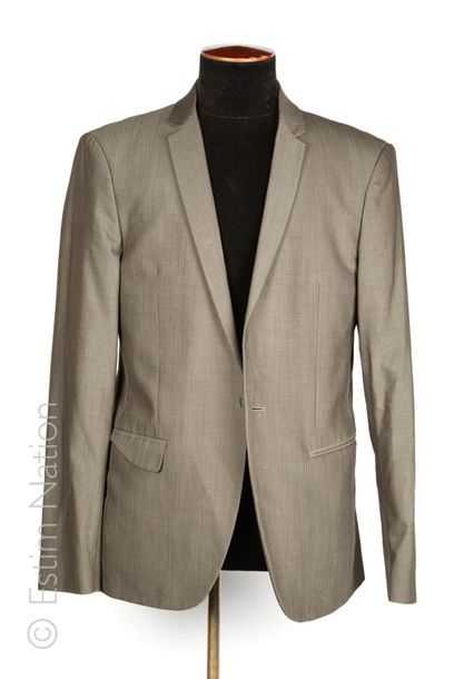 BLUES BROTHER, CALVIN KLEIN BLAZER in black wool, gold metal buttons (T 54), COSTUME...