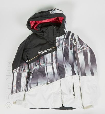 ROSSIGNOL enfants, COLUMBIA, EXCEPT Printed padded polyester ski jacket (T 10), black...