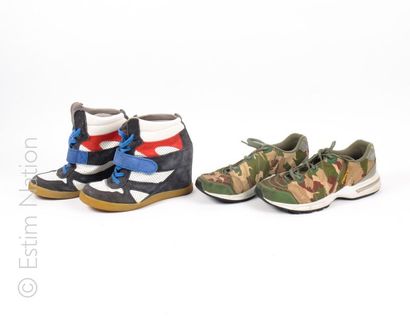 DKNY, BATA, CHIE MIHARA, ANONYME, ZARA PAIRE DE SNEAKERS camouflage (P 7), PAIRE...