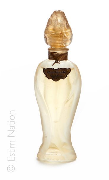 GUERLAIN "Guerlinade" Glass bottle, ode model. Screw cap. Label titled "Guerlinade...