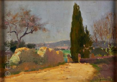 THEODORE BOULARD Théodore Louis BOULARD (1887-1961)

Chemin arboré dans le sud

Huile...